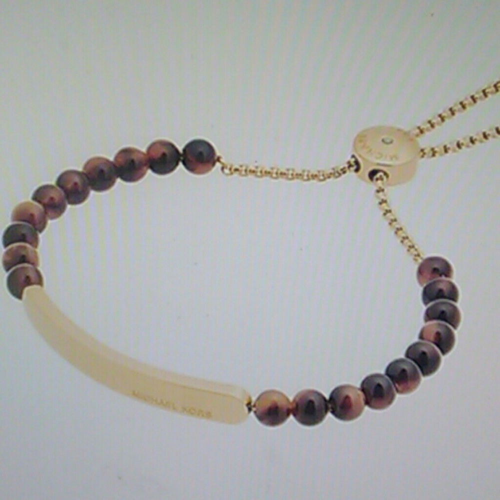 MK Gold Tortoise Slider Bracelet!